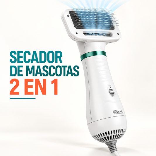 SECADOR DE MASCOTAS 2 EN 1