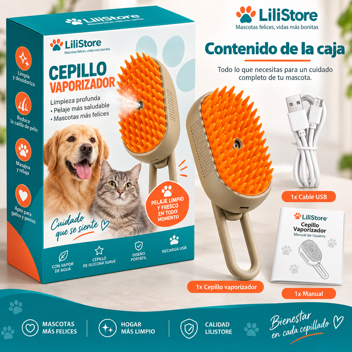 CEPILLO VAPOR DE MASAJE