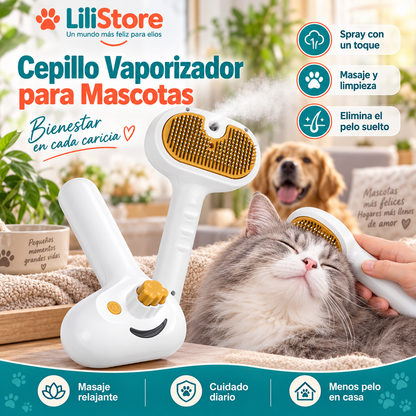 CEPILLO DE VAPOR PARA MASCOTAS