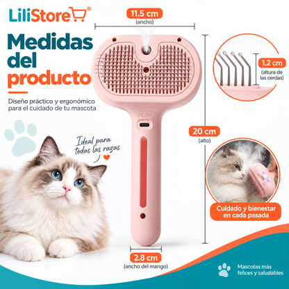 CEPILLO DE VAPOR PARA MASCOTAS