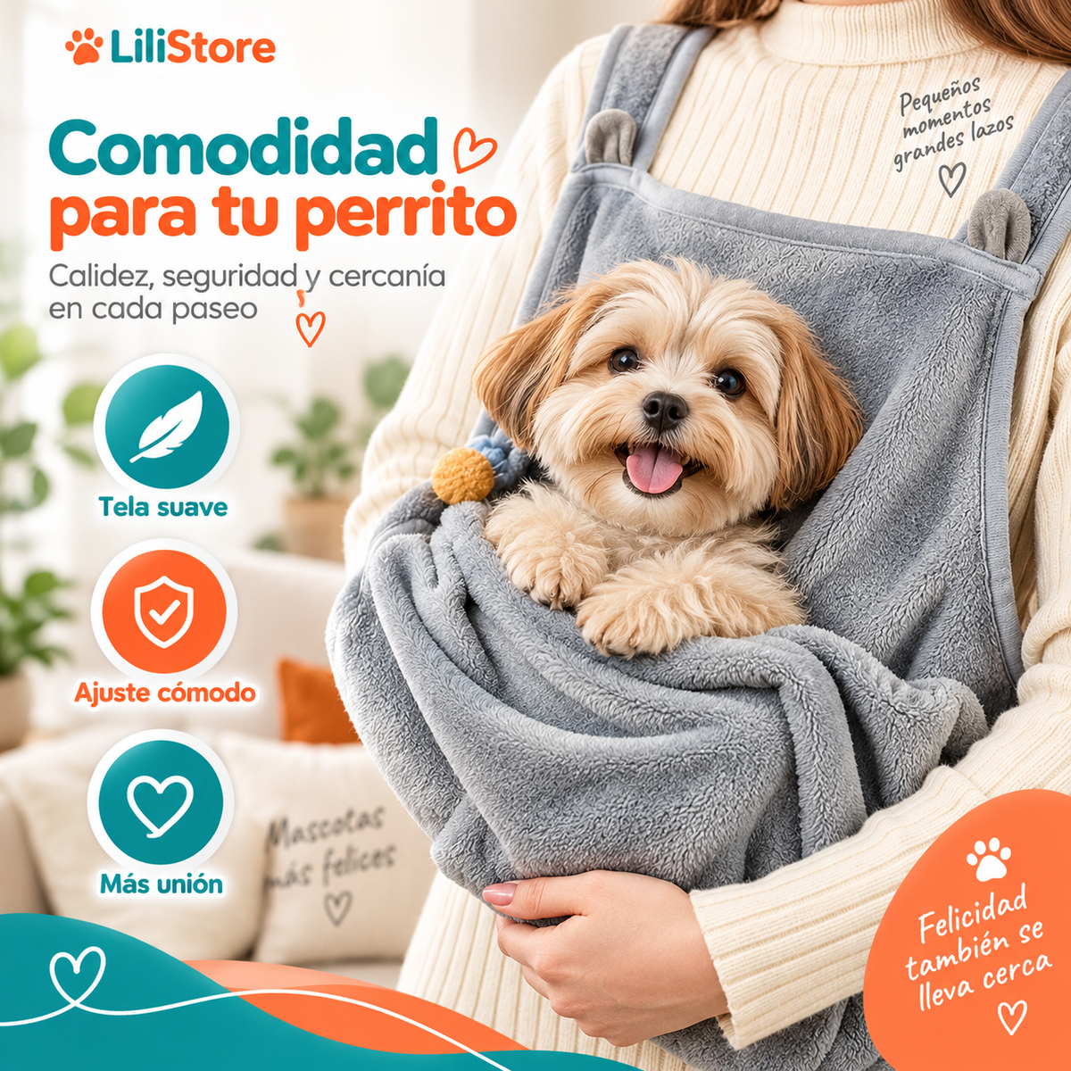 DELANTAL PARA MASCOTAS