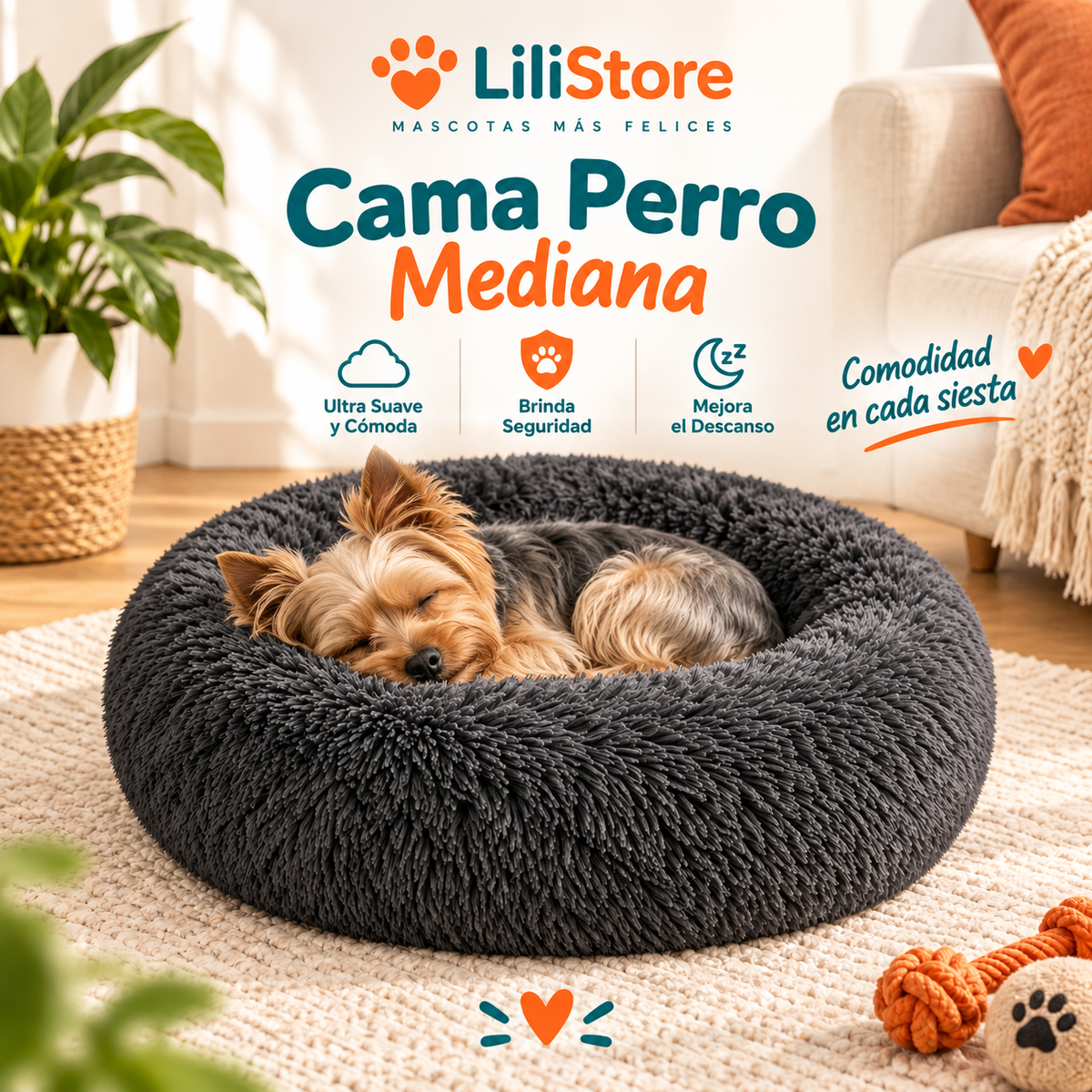 CAMA PARA PERRO/GATO 70CM