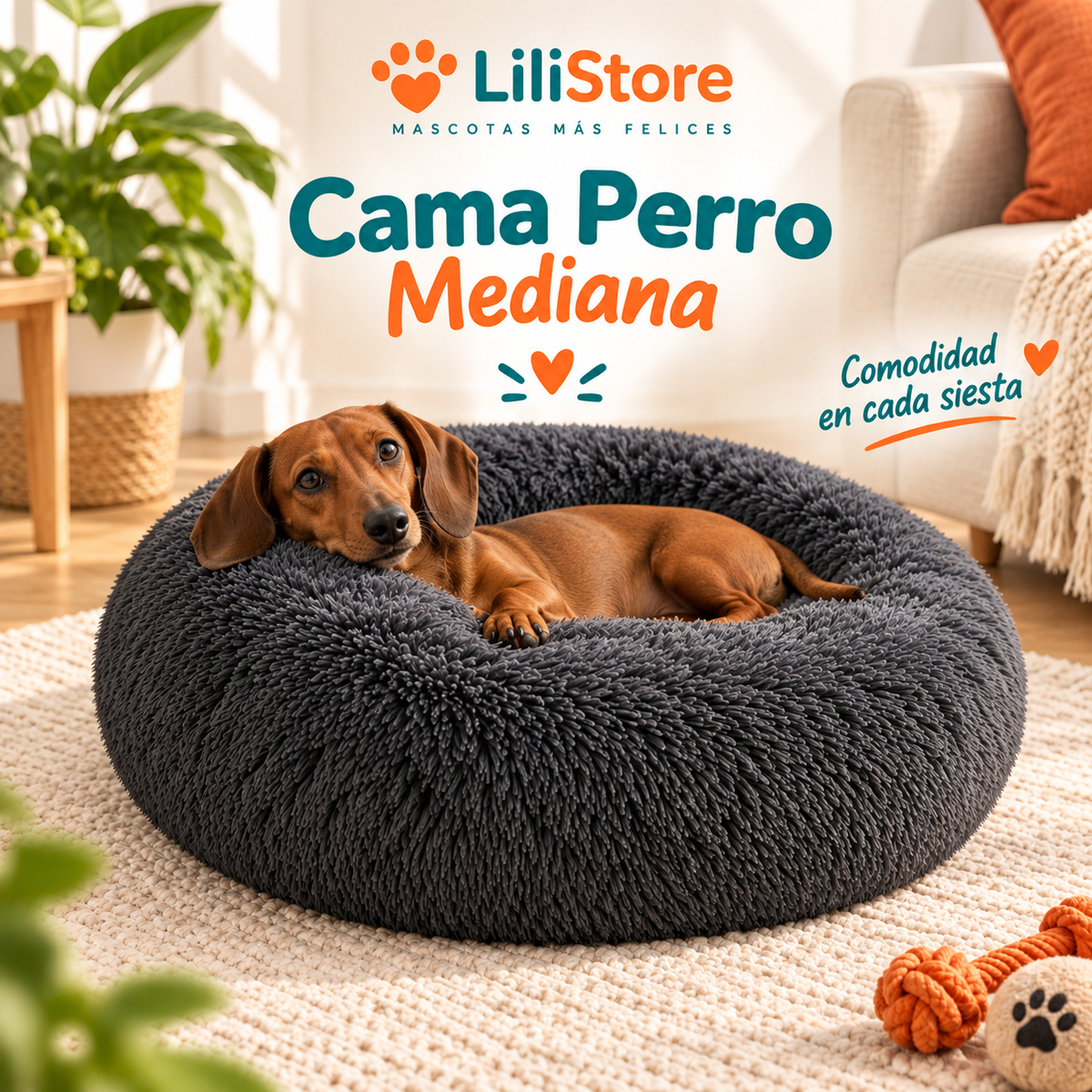 CAMA PARA PERRO/GATO 70CM
