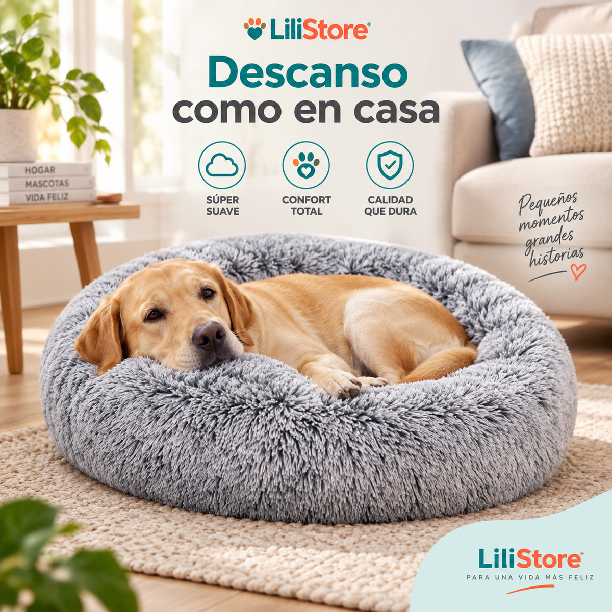 CAMA PARA PERRO/GATO 90CM