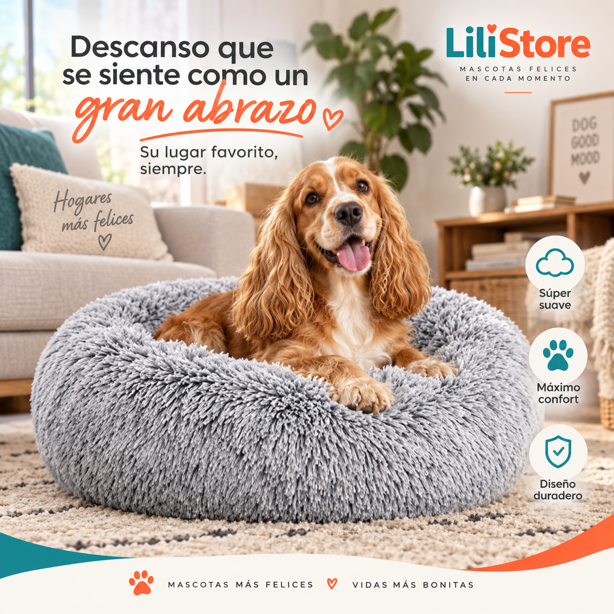 CAMA PARA PERRO/GATO 90CM