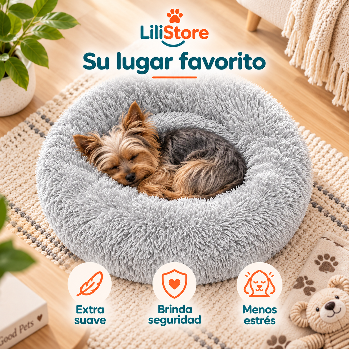 CAMA PARA PERRO/GATO 50CM