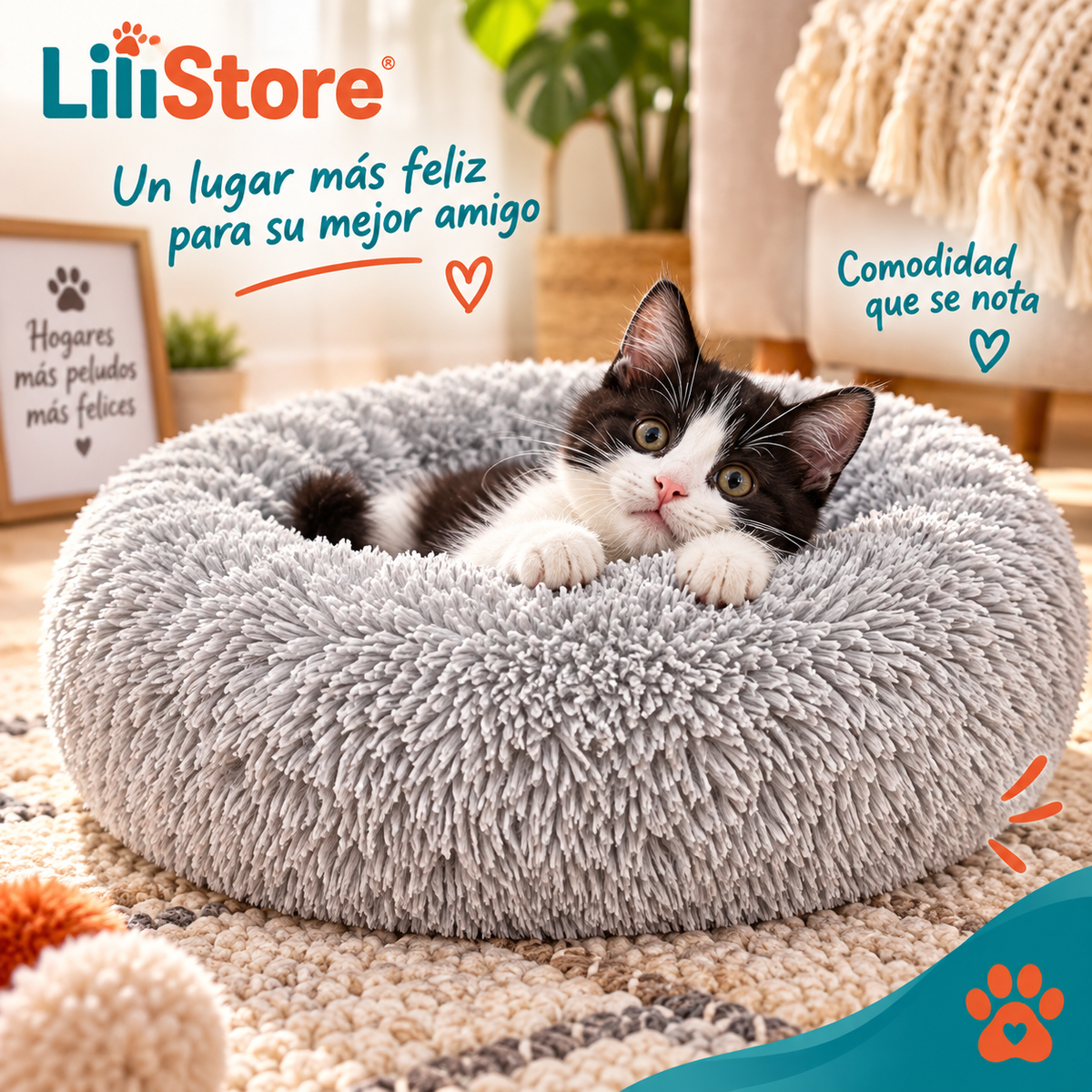 CAMA PARA PERRO/GATO 50CM