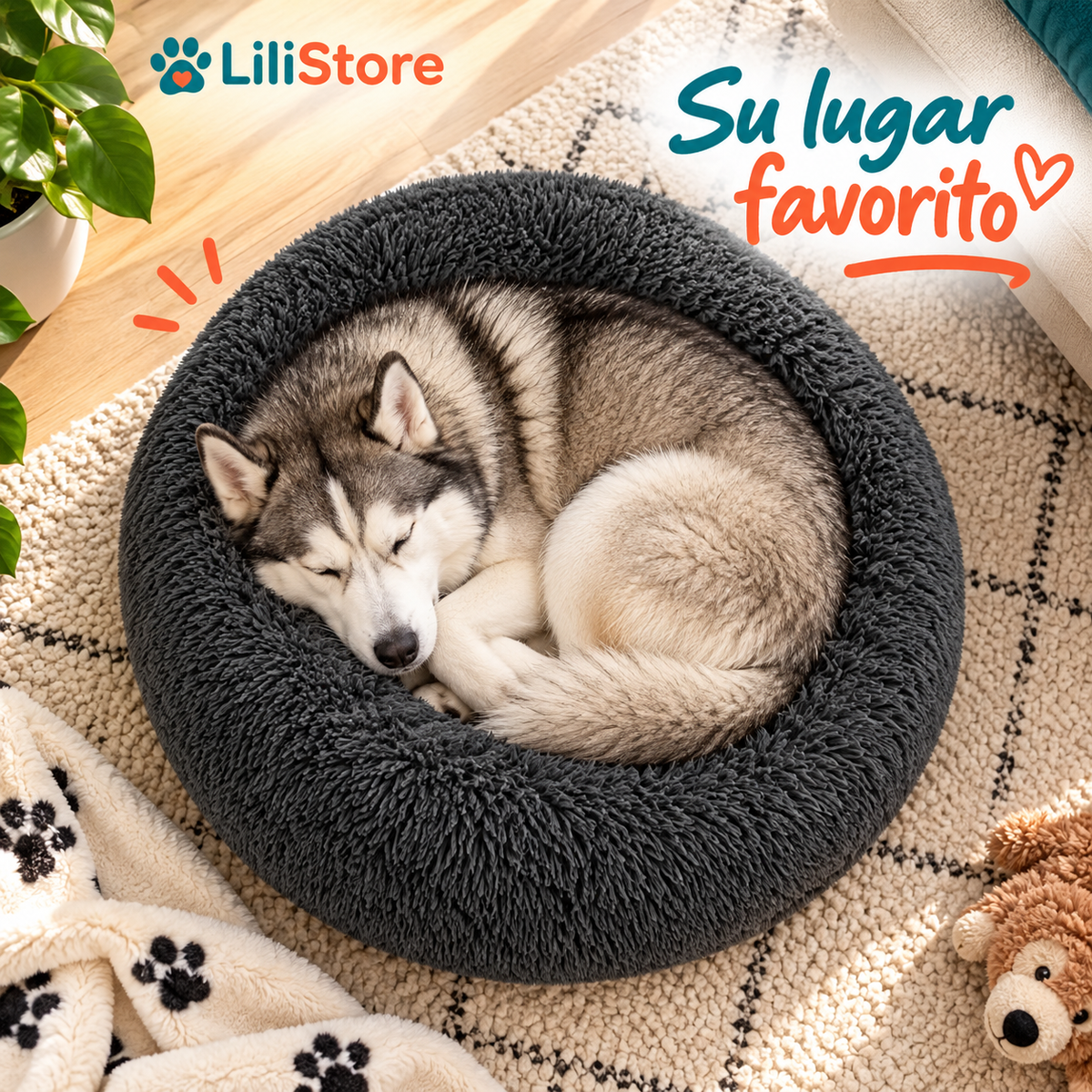 CAMA PARA PERRO/GATO 90CM