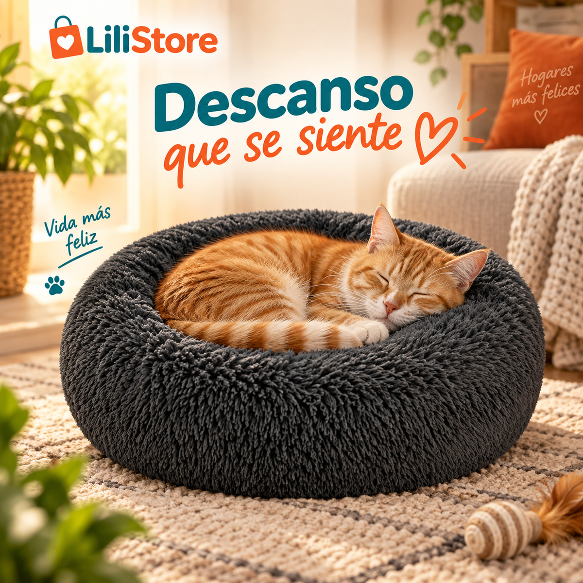 CAMA PARA PERRO/GATO 50CM