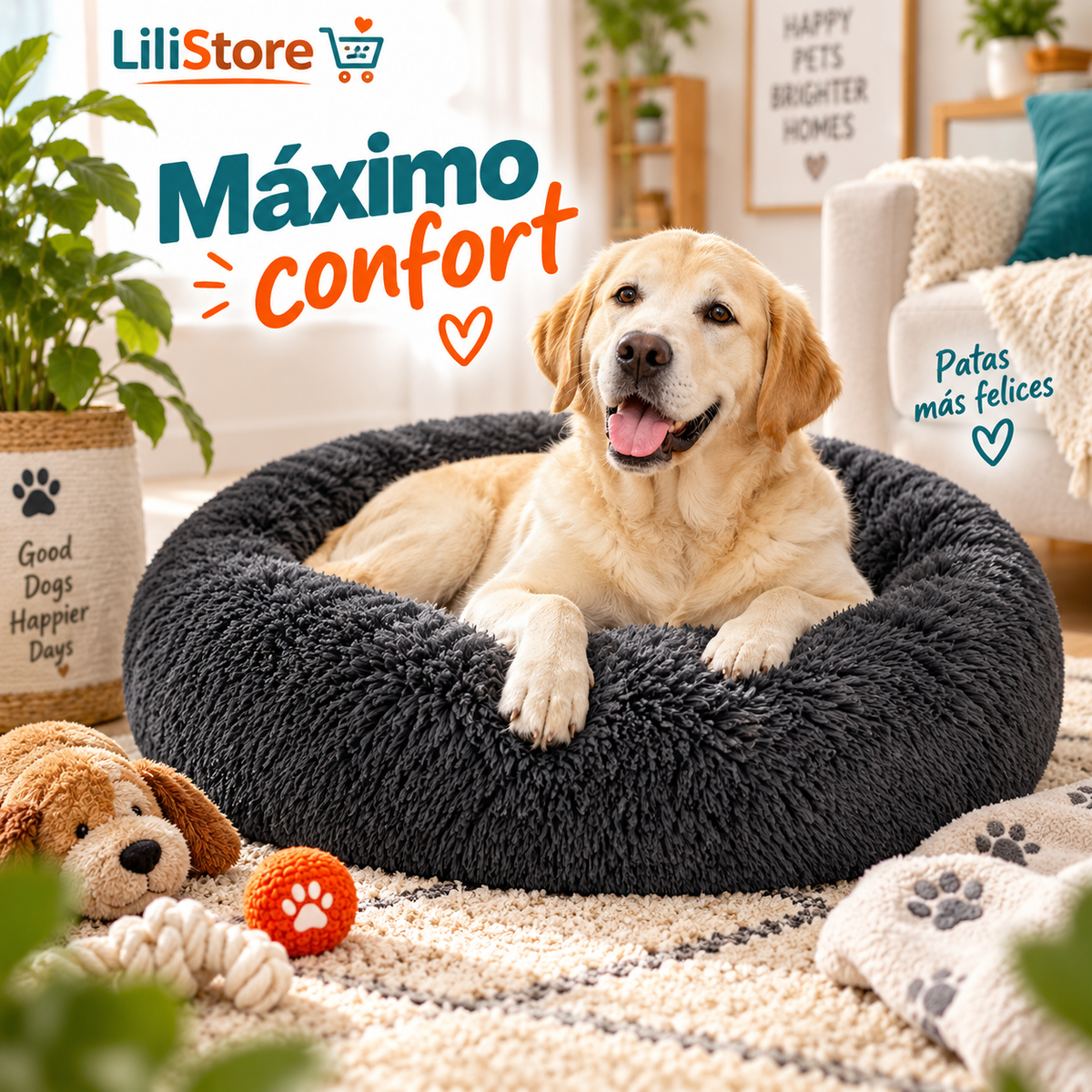 CAMA PARA PERRO/GATO 90CM
