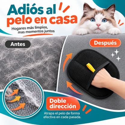 MANOPLA QUITA PELOS