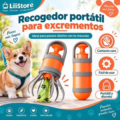 RECOGEDOR DE EXCREMENTOS PORTÁTIL