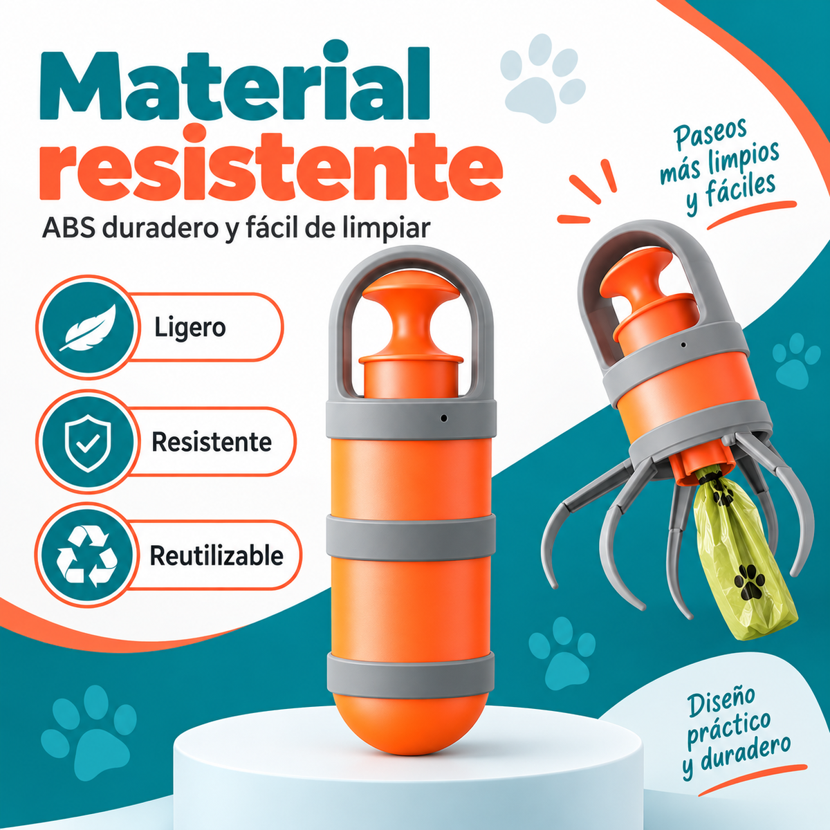 RECOGEDOR DE EXCREMENTOS PORTÁTIL