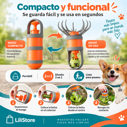 RECOGEDOR DE EXCREMENTOS PORTÁTIL