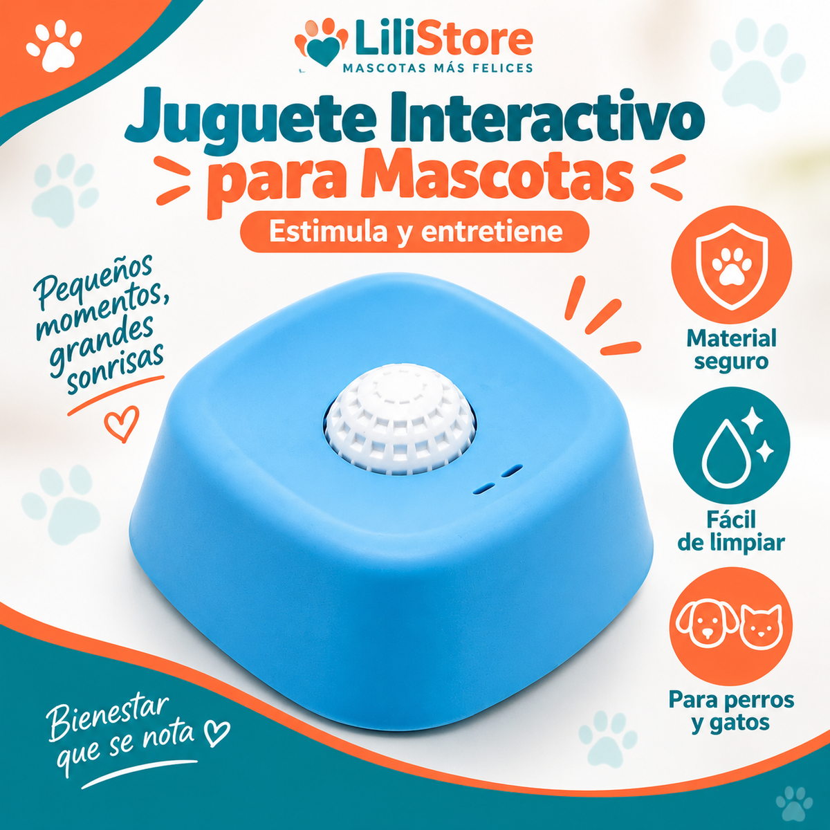 CUENCO LAMEDOR CON BOLA RODANTE
