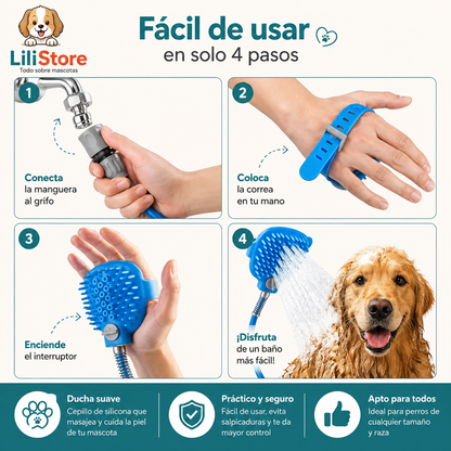 ALCACHOFA DE DUCHA PARA MASCOTA