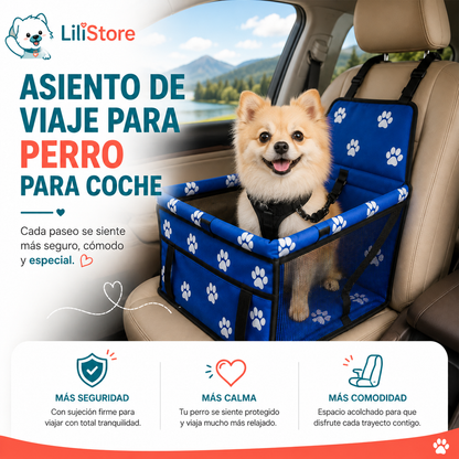 ASIENTO DE VIAJE DE PERRO PARA COCHE