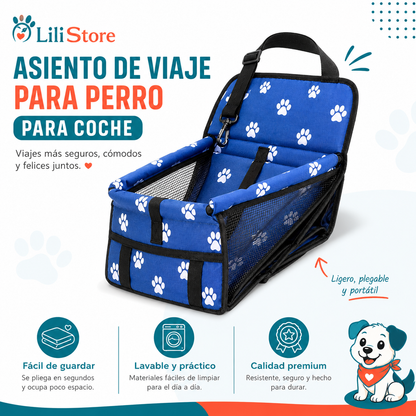 ASIENTO DE VIAJE DE PERRO PARA COCHE