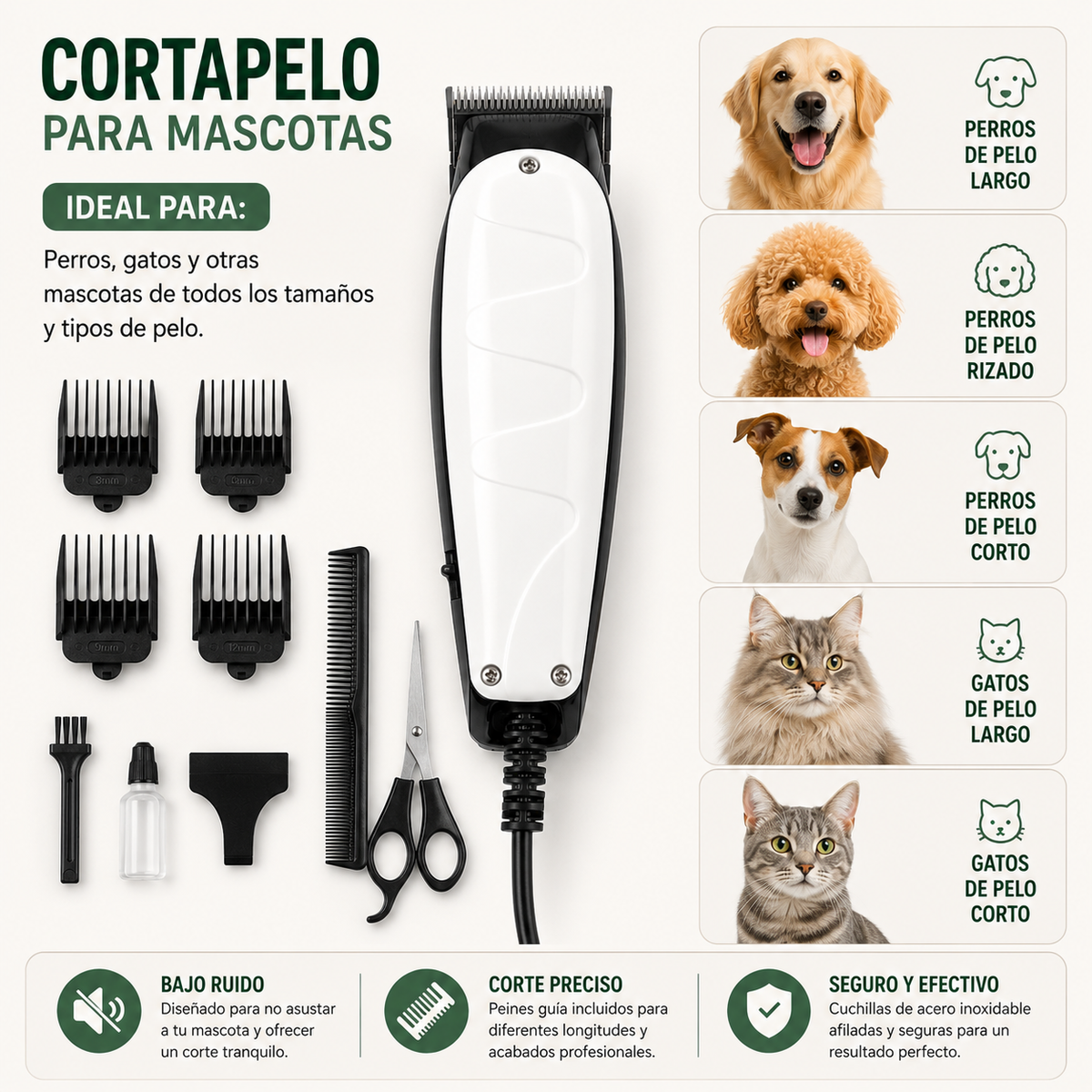 CORTAPELO PARA MASCOTAS