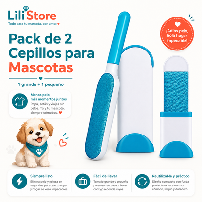 PACK CEPILLO MASCOTAS